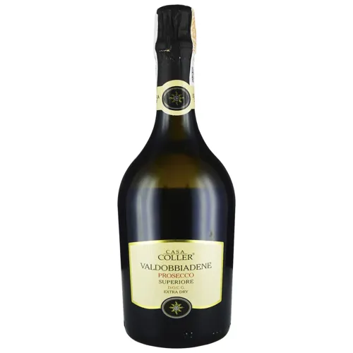 Вино ігристе Casa Coller Valdobbiadene Prosecco Superiore біле екстра сухе 11% 0,75л