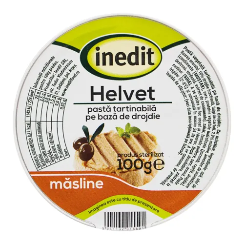 Паштет вегетаріанський з оливками Helvet Inedit ст 100г