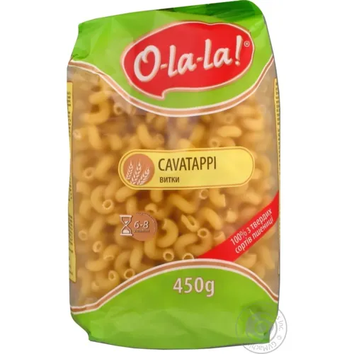 Макаронні вироби O-la-la! Cavatappi 450г