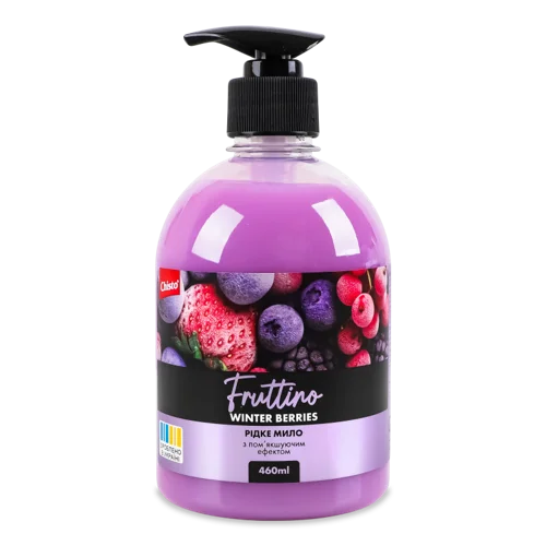 Рідке Мило З Пом'якшуючим Ефектом Winter Berries Fruttino Chisto, 460мл
