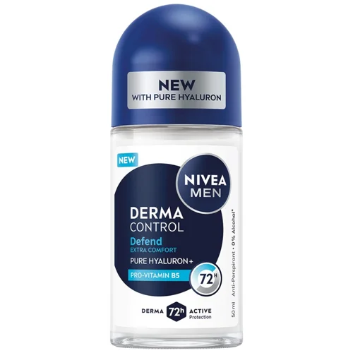 Антиперспірант кульковий Nivea Men Дерма Контроль Захист та Екстракомфорт 50мл