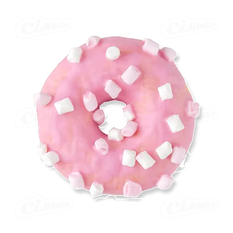 Пончик Panavi рожевий з маршмелоу, 54г