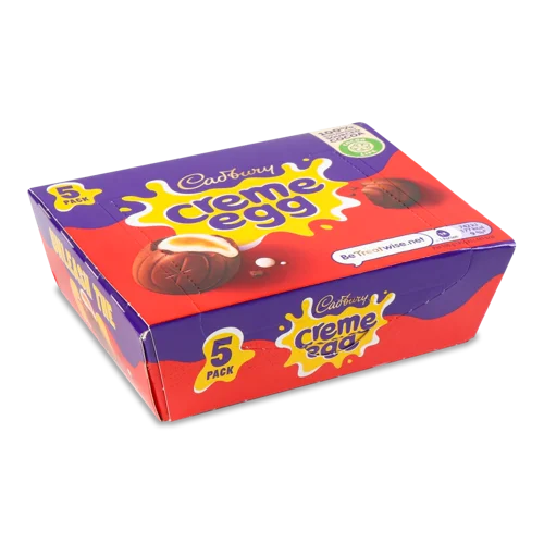 Шоколадні Яйця Cadbury З Кремовою Начинкою, в/к, 200г