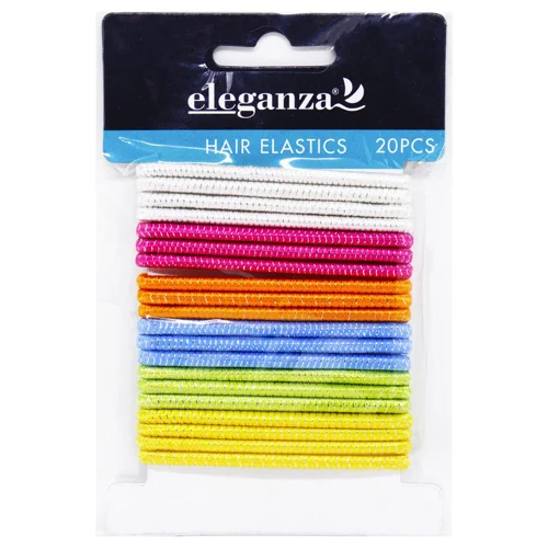 Резинки Eleganza для волосся 20шт