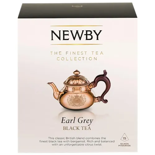 Чай чорний Newby Earl Grey 15шт