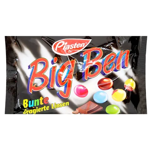 Драже Piasten Big Ben шоколадне кольорове 200г