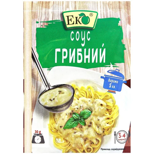 Приправа Еко Соус грибний 30г