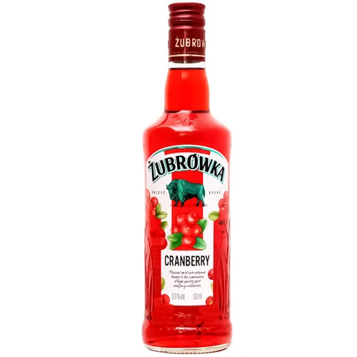Лікер Zubrowka Cranberry 37,5% 0,5л