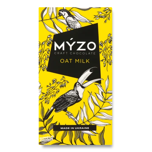 Шоколад Крафтовий З Вівсяним Молоком Myzo, к/у 80г