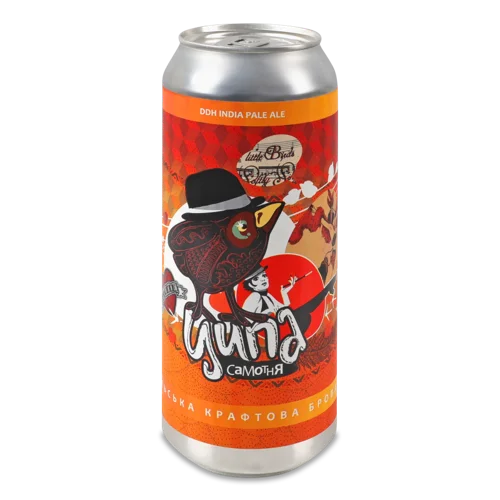 Пиво Світле Нефільтроване Непастеризоване, 0.5л, 6% з/б