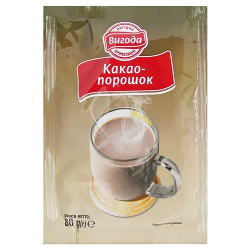 Какао-порошок Вигода 80г