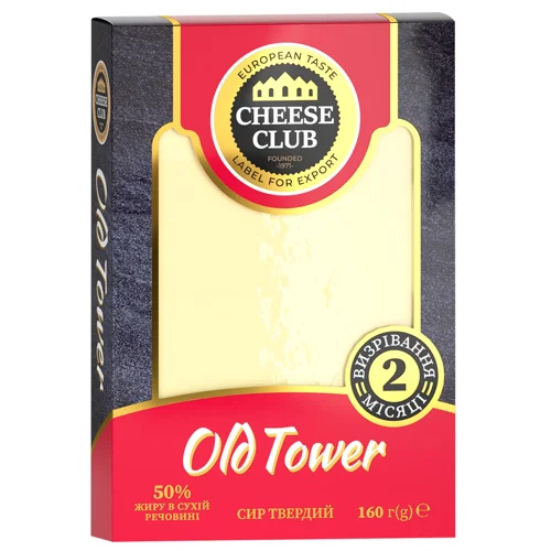 Сир Клуб Сиру Old Tower 50% 160г