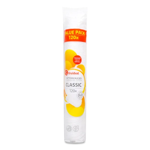 Диски Ватні Duo Classic Kruidvat, 120шт, в/ґ
