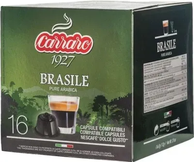 Кофе в капсулах Carraro Brasile Dolce Gusto 7г х 16 шт