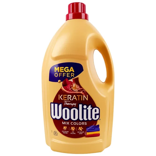 Засіб для прання Woolite Mix Colors для кольорових тканин з кератином 4,5л