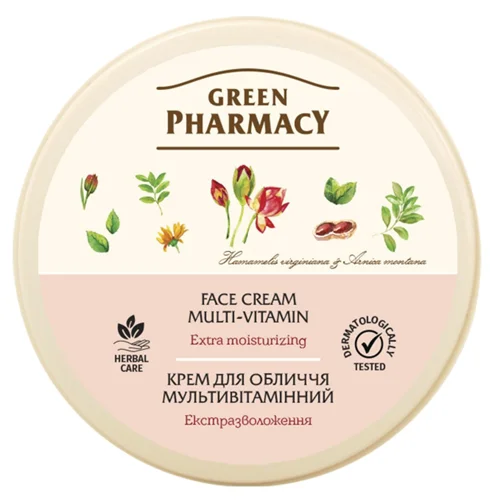 Крем для обличчя Green Pharmacy Мультивітамінний 200мл