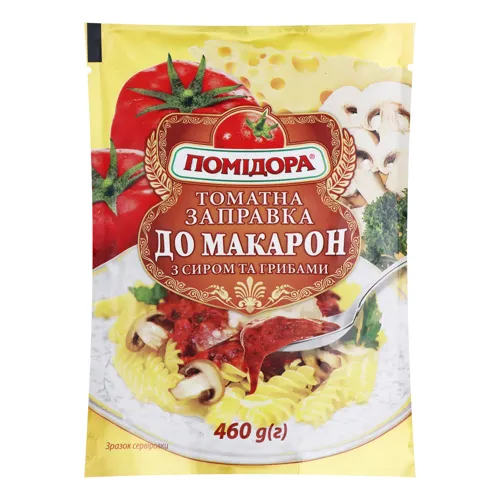 Заправка томатна з сиром та грибами До макарон Помідора д/п 460г