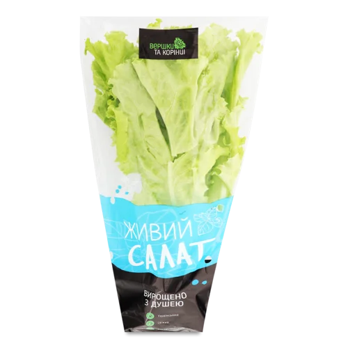 Салат Листовий Вершки Та Корінці, в/ґ, 150г
