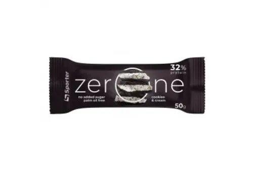 Батончик Sporter Zero One Cookies Cream, 50г