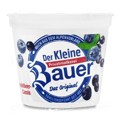 Йогурт Bauer Der Kleine з чорницею 3,5%, 125г
