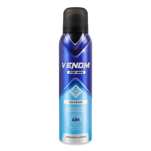 Дезодорант-антиперспірант Аерозольний Ice Crush Venom для чоловіків, 150мл