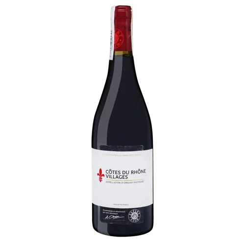 Вино Expert Club La Campagne Perchee Cotes du Rhone Villages червоне сухе 13,5% 0,75л