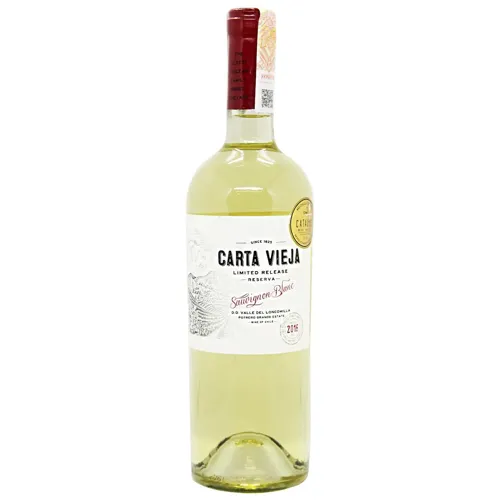 Вино Carta Vieja Sauvignon Blanc біле сухе 13,5% 0,75л