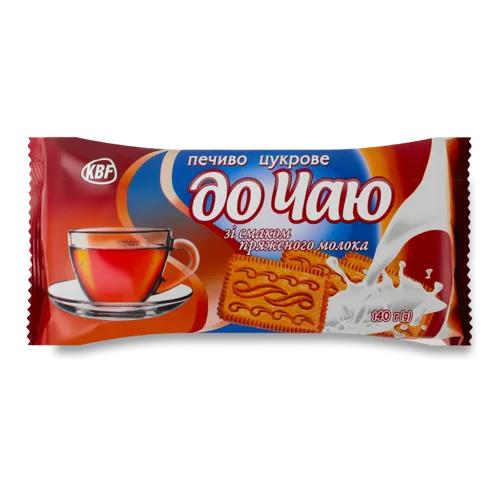 Печиво Цукрове Зі Смаком Пряженого Молока, в/ґ, 140г