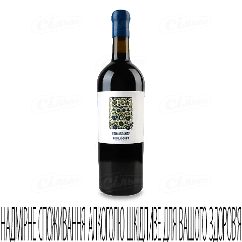 Вино Biologist Renaissance червоне сухе, 0,75л