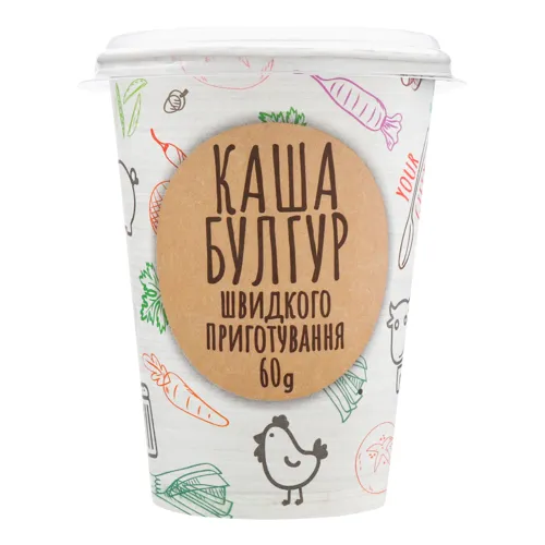 Каша швидкого приготування з овочами Булгур Akura 60г