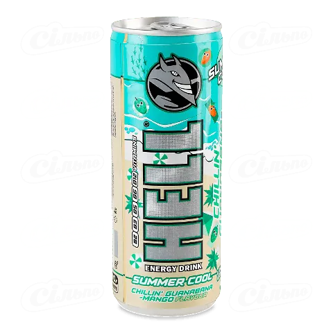 Напій енергетичний Hell Chillin Guanabana-mango безалкогольний газований, 250мл