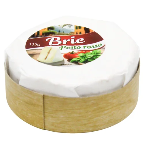 Сир м'який Брі Pesto Posso 135 г TM Milleret