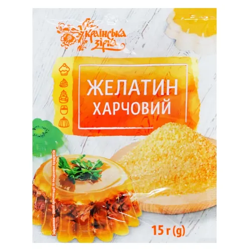 Желатин Українська Зірка харчовий 15г