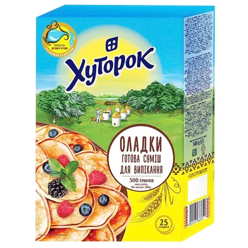 Готова суміш Хуторок для випічки оладок 500г