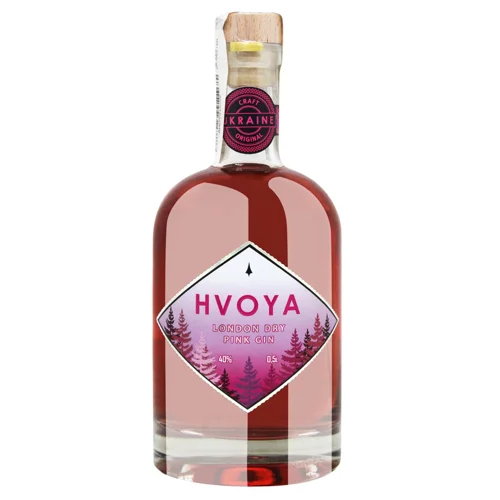 Джин Hvoya Pink 40% 0,5л