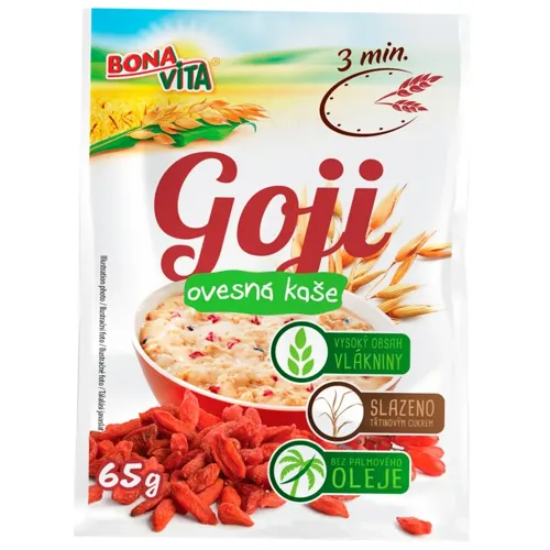 Каша вівсяна «Bona Vita» з ягодами годжи 65г