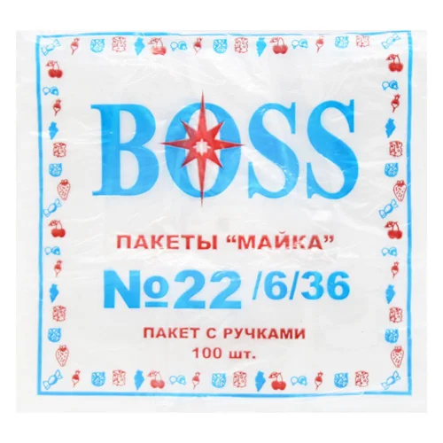 Пакет майка 22x36см 100шт