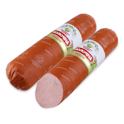 Ковбаса Варена Молочна Вищого Ґатунку Козацька Ферма, кг