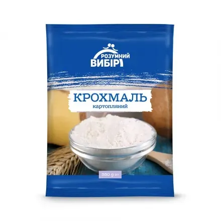 Крохмаль 350г Розумний вибір картопляний м/уп