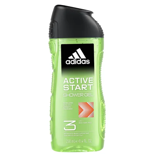 Гель для душу-шампунь Adidas Active Start чоловічий 3в1 250мл