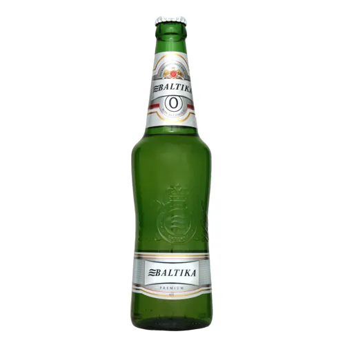 Пиво 0.5л 0.5% безалкогольне світле пастеризоване №0 Baltika пл