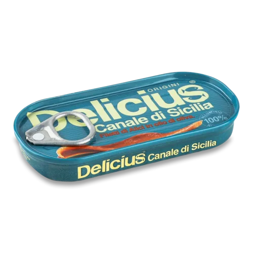 Анчоуси Delicius Сицилійські філе в оливковій олії