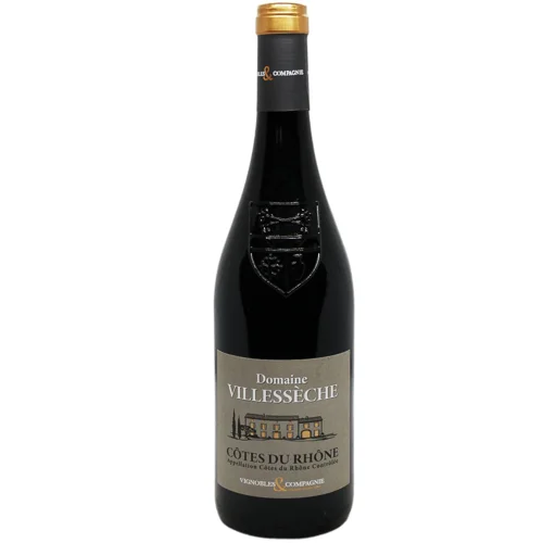 Вино Domaine Villesseche Cotes du Rhone червоне сухе 14% 0,75л