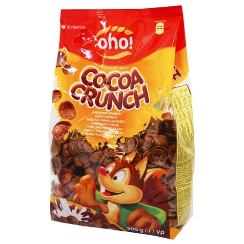Сніданок сухий Oho Сосоа Сrunch з какао 500г