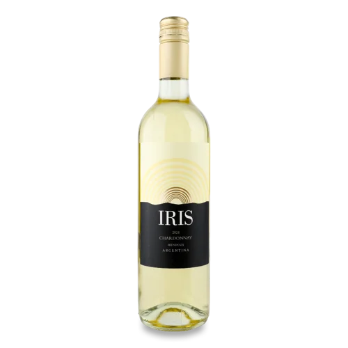 Вино Біле Сухе Шардоне Iris 750мл 13.5% Пластикова Пляшка