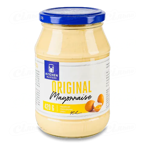 Майонез Kitchen Masters оригінальний 73%, 420г