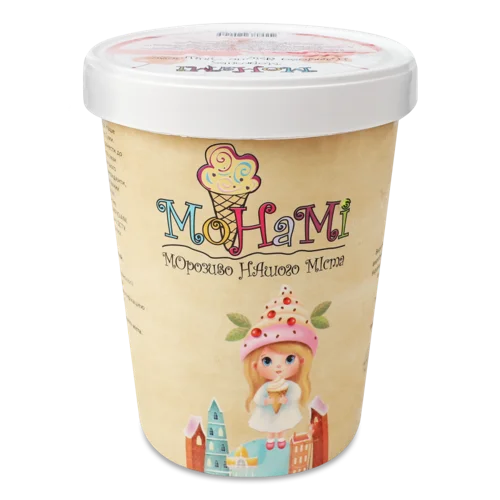 Морозиво Плодово-Ягідне Вишневе Монамі, В/ґ, Відро 500г