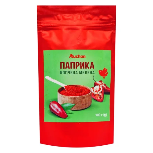 Паприка Auchan копчена мелена 100г