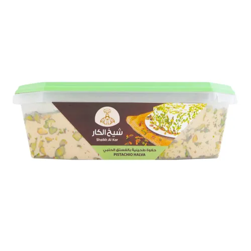 Халва кунжутна з фісташками Pistachio Shaikh Al Kar Bustanji п/у 800г