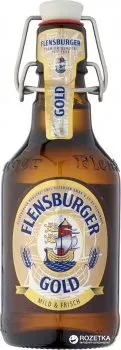 Пиво Flensburger Gold світле, 0,33л